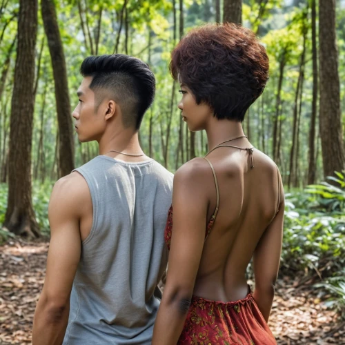black couple,cambodians,couple silhouette,young couple,interconnectedness,girl and boy outdoor,afrocentrism,polynesians,anansie,afrofuturism,connectedness,backs,colorism,nyungwe,micronesians,biophilia,man and woman,couple goal,eurasians,land love,Photography,General,Realistic