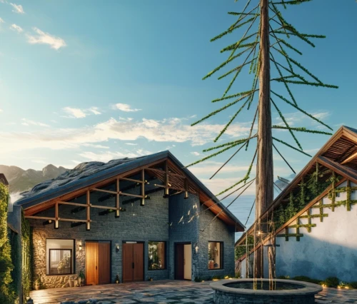 house in the mountains,house in mountains,mid century house,roof landscape,modern house,chalet,dunes house,pool house,ecovillages,holiday villa,render,3d rendering,timber house,ecovillage,the cabin in the mountains,beautiful home,wooden beams,wooden roof,lodge,ski resort,Photography,General,Commercial
