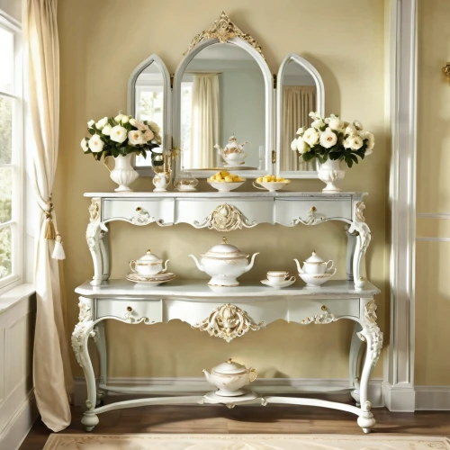 gustavian,dressing table,tureens,antique furniture,belleek,washstand,sideboard,corinthian order,tea service,antique table,decoratifs,quince decorative,sideboards,noritake,antique sideboard,mantelpieces,dresser,furnishes,rococo,tea party collection,Photography,General,Realistic