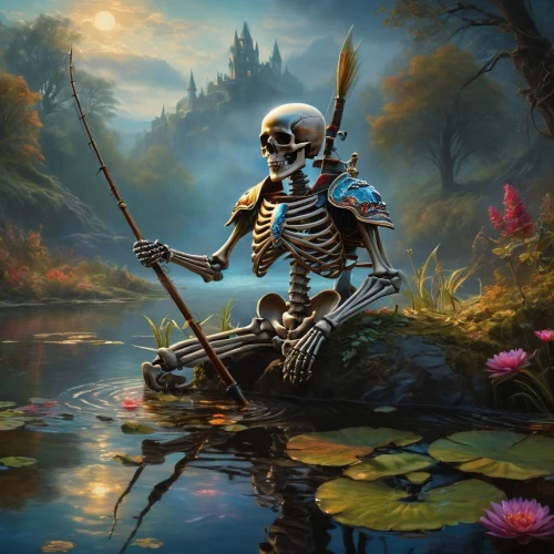 skull rowing,bonefishing,vintage skeleton,scull,skelemani,skelly,skelid,day of the dead skeleton,mermaid skeleton,fantasy picture,skeleltt,skeletal,skulduggery,skelton,skeletor,skeletons,fantasy art,boneparth,skull allover,skulk,Photography,General,Fantasy