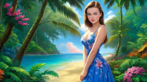mermaid background,blue hawaii,beach background,tamanna,landscape background,dyesebel,south pacific,moana,fantasy picture,polynesian girl,hawaiiana,summer background,world digital painting,hula,kanaeva,ocean background,girl in a long dress,tropical sea,tropical floral background,tahitian