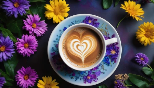 coffee background,floral with cappuccino,i love coffee,tulip background,a cup of coffee,cappuccinos,coffee time,coffe,flower background,kaffee,café au lait,cup of coffee,cappucino,kaffe,koffigoh,spaziano,coffee art,caffe,coffie,coffee,Photography,Artistic Photography,Artistic Photography 02