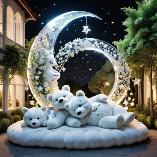 moon and star background,teddy bears,children's background,teddybears,3d teddy,nursery decoration,moonbeams,teddies,soft toys,starcatchers,garden decoration,cambyses,baby stars,bearshare,night scene,night stars,ramadan background,stars and moon,night image,babyland,Photography,General,Realistic