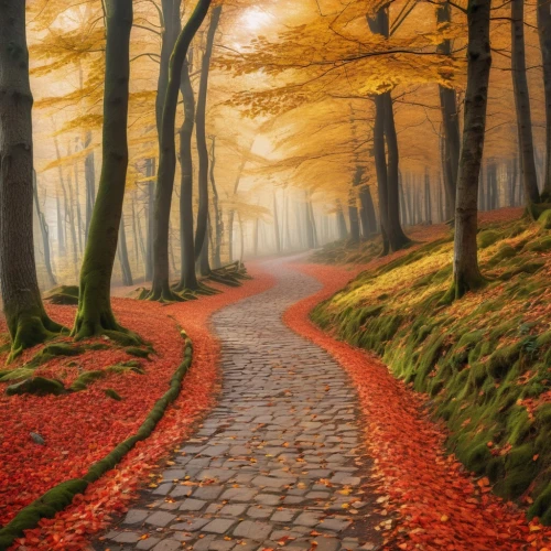 tree lined path,forest path,germany forest,autumn forest,pathway,the mystical path,autumn scenery,autumn landscape,hiking path,wooden path,autumn walk,autumn background,chemin,forest road,the path,fall landscape,autumn idyll,path,fairytale forest,fallen leaves,Photography,General,Realistic