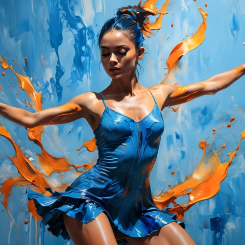 bodypainting,firedancer,body painting,neon body painting,fire dancer,fire dance,blue painting,fire artist,bodypaint,dance with canvases,body art,bluefire,dancing flames,splash paint,dancer,smoke dancer,jolin,fluidity,flamenco,flame spirit,Photography,General,Realistic