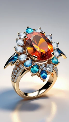 colorful ring,fire ring,mouawad,ring jewelry,ring with ornament,jewelled,gemology,circular ring,engagement ring,bejewelled,diamond ring,goldsmithing,birthstone,jeweller,gemstone,jewelry manufacturing,colorful glass,wedding ring,anello,golden ring,Unique,3D,3D Character