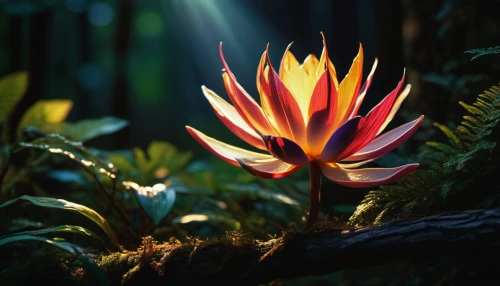 flower in sunset,flame flower,tropical bloom,bromeliaceae,flame lily,pond flower,fire flower,bird of paradise flower,forest flower,torch lily,flower bird of paradise,bird of paradise,guzmania,blooming lotus,flower wallpaper,elven flower,lotus png,water lily flower,glow of light,orange lily,Photography,Artistic Photography,Artistic Photography 02