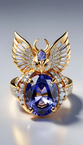 mouawad,tanzanite,sapphire,chaumet,ring with ornament,anello,royal crown,gemology,birthstone,engagement ring,ring jewelry,ring dove,sapphires,garrison,arpels,royal,jewelries,boucheron,jeweller,tourbillon,Unique,3D,3D Character