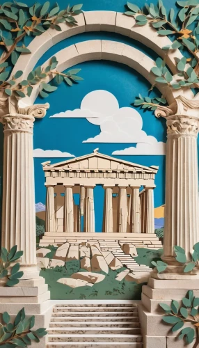greek temple,the parthenon,parthenon,acropolis,erechtheion,akropolis,doric columns,erechtheus,panathenaic,caesonia,capitolium,neoclassicism,hellenic,hellas,neoclassical,doric,roman temple,neoclassic,palladian,paestum,Unique,Paper Cuts,Paper Cuts 07
