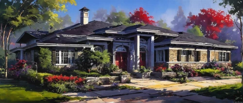 victorian house,victorian,country cottage,summer cottage,cottage,bungalows,bungalow,old victorian,house in the forest,home landscape,small house,country house,traditional house,little house,beautiful home,cottage garden,houses clipart,house painting,lonely house,country estate,Conceptual Art,Oil color,Oil Color 09