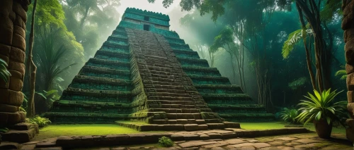 step pyramid,tikal,escalera,pakal,escaleras,chichen itza,calakmul,aztecas,azteca,pyramid,amazonica,eastern pyramid,palenque,stone pyramid,mypyramid,mayan,yavin,yucatan,yaxchilan,stairway to heaven,Art,Artistic Painting,Artistic Painting 32