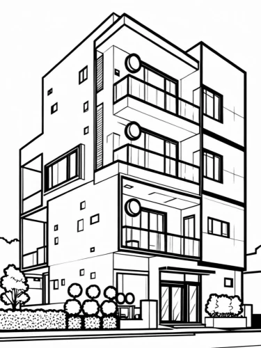 houses clipart,apartment building,coloring page,apartment block,sketchup,coloring pages,mono-line line art,edificio,an apartment,apartment house,apartment buildings,line drawing,macpaint,multistory,office line art,residencial,multistorey,residential building,corbu,block of flats,Design Sketch,Design Sketch,Rough Outline