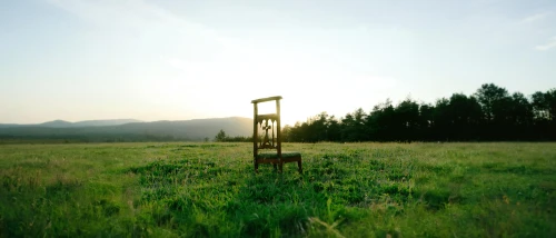 chair in field,archery stand,milepost,easel,meadow play,buffer stop,suitcase in field,meadow,sawhorse,empty swing,wind bell,wellhead,seed stand,methow,swingset,wooden swing,gibbet,water well,mobile sundial,remoteness