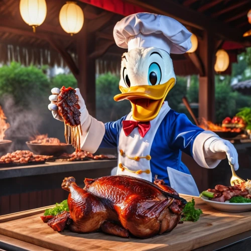 roasted duck,roast duck,donald duck,duckburg,roast goose,fry ducks,scroop,donald,mcduck,canard,canastero,chef,thanksgiving background,cayuga duck,scrooge,the duck,shanghai disney,duck bird,animatronic,duck,Photography,General,Realistic