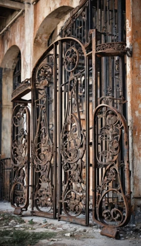 ironwork,wrought iron,iron gate,iron door,wood gate,art nouveau frames,metal gate,antique construction,gates,luxury decay,front gate,art nouveau frame,reformatory,ruinas,old door,wrought,tracery,rungs,gate,fence gate,Conceptual Art,Fantasy,Fantasy 23