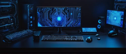 fractal design,blue light,computer workstation,bluelight,tron,prebuilt,pc tower,rgb,cyanamid,xfx,computerized,electric blue,cybersmith,electroluminescent,backlights,ascension,pc,midnight blue,cyan,indigo,Illustration,Retro,Retro 16