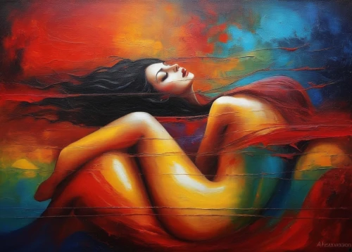 oil painting on canvas,dream art,girl lying on the grass,woman on bed,pintura,art painting,bunel,languid,jeanneney,woman laying down,dmitriev,recline,peintre,girl in a long,markin,grafite,relaxed young girl,oil painting,caple,italian painter,Illustration,Abstract Fantasy,Abstract Fantasy 01