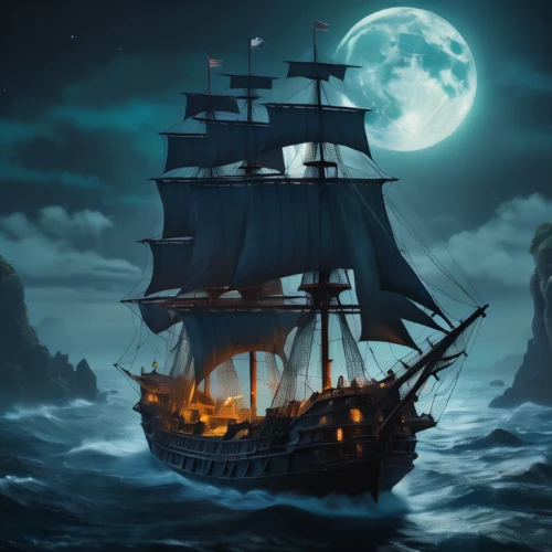 pirate ship,ghost ship,sea sailing ship,sailing ship,galleon,sail ship,sailing ships,maelstrom,piracies,fantasy picture,caravel,whydah,pirating,pirate treasure,privateering,commandeer,doubloons,piratical,sea fantasy,plundering