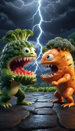 megafight,tussle,grumblers,dragados,shabdrung,skylander giants,tussles,battletoads,don't get angry,blanka,tussling,clobbering,squabble,confrontations,battling,nature's wrath,angry,gorgonians,ziffer,jaggi,Unique,3D,3D Character