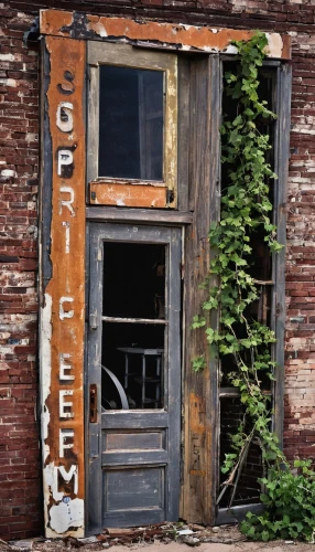 derelict,general store,old door,dilapidated building,dilapidated,garaged,dereliction,outworn,old windows,condemned,storefront,shopworn,luxury decay,weathered,old window,abandoned building,old barn,bygone,rusting,disused,Art,Artistic Painting,Artistic Painting 46