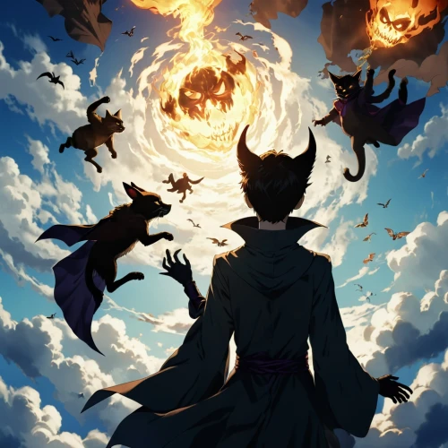 chomet,halloween silhouettes,summoners,vongola,summoning,akutagawa,summoned,summoner,summon,familiars,crown silhouettes,asta,morgana,shinigami,rukia,tamers,witches,champloo,halloween background,celebration of witches,Photography,Artistic Photography,Artistic Photography 14