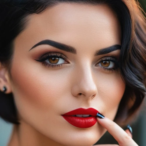 red lips,vintage makeup,red lipstick,contoured,ruby red,injectables,labios,juvederm,rouge,bright red,romantic look,lipsticked,diamond red,dark red,rossetto,makeup artist,attractive woman,women's cosmetics,lipstick,red tones,Photography,General,Cinematic