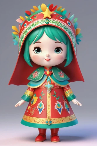 hanbok,guobao,kokeshi doll,kunqu,oriental princess,chuseok,traditional costume,matryoshka doll,oiran,asian costume,folk costume,japanese doll,folk costumes,russian doll,cixi,dianbai,geiko,the japanese doll,zhiyuan,yunxia,Unique,3D,3D Character