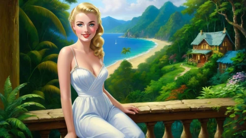 fantasy picture,anastasiadis,landscape background,rapunzel,eilonwy,tinkerbell,elsa,blonde woman,fantasy art,girl on the boat,the blonde in the river,fairy tale character,princess anna,girl in a long dress,background image,thumbelina,principessa,cartoon video game background,fantasy woman,girl on the river