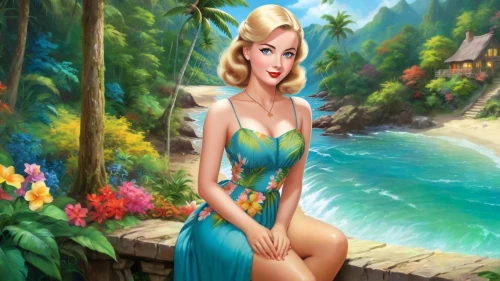 mermaid background,tinkerbell,jasmine,amphitrite,summer background,faires,janna,the blonde in the river,background ivy,beach background,elsa,nereids,disney character,fairy tale character,ariel,dyesebel,tink,atlantica,disneyfied,thumbelina