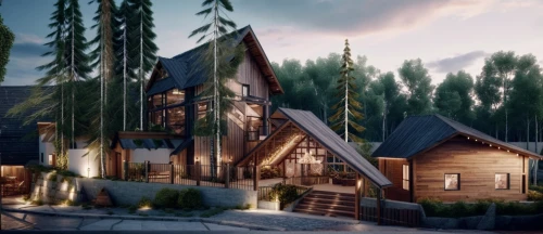 house in the forest,wooden house,the cabin in the mountains,chalet,wooden houses,timber house,house in the mountains,log home,house in mountains,log cabin,forest house,lodges,lodge,summer cottage,small cabin,chalets,3d rendering,treehouses,ecovillages,scandinavian style,Photography,General,Commercial