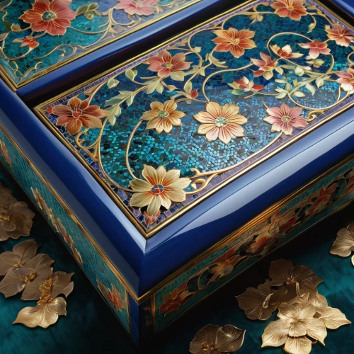 cloisonne,lacquerware,marquetry,inlaid,wooden box,chest of drawers,card box,oriental painting,jauffret,enamelled,tea box,motifs of blue stars,tansu,coffee table,biedermeier,sevres,peranakans,inlay,majolica,peranakan,Photography,Artistic Photography,Artistic Photography 08