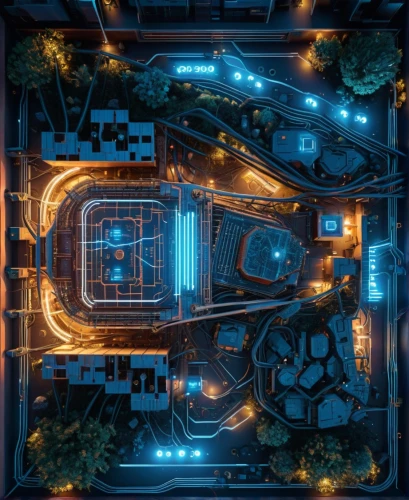 intersection,cyberview,space station,car park,terminals,mining facility,cyberscene,parking place,parking lot,cyberport,space port,underground car park,race track,racetracks,cybercity,cybertown,spaceports,circuit board,spaceport,helicarrier,Photography,General,Sci-Fi