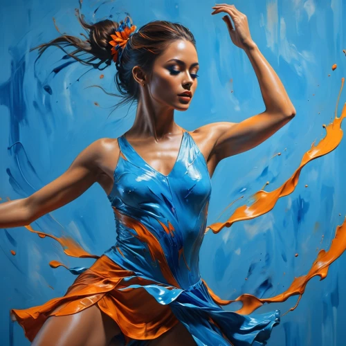 bodypainting,dance with canvases,fluidity,dancer,flamenca,flamenco,blue painting,body painting,neon body painting,firedancer,world digital painting,art painting,danseuse,danza,fire dancer,twirling,fantasy art,splash paint,fire artist,bodypaint,Photography,General,Realistic