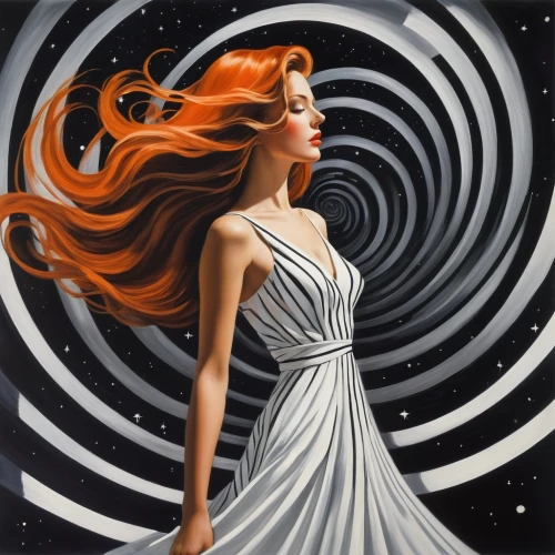 spiral background,art deco woman,art deco background,cyanea,whirlwinds,horoscope libra,spiral art,markarian,time spiral,amphitrite,girl in a long dress,swirling,sci fiction illustration,horoscope pisces,diwata,whirled,virgo,world digital painting,twirled,cosmogirl,Photography,Black and white photography,Black and White Photography 09