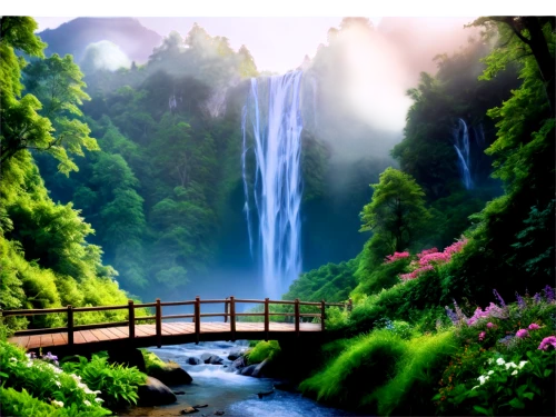 nature background,landscape background,cartoon video game background,background view nature,waterfall,waterfalls,water fall,nature wallpaper,nature landscape,natural scenery,fantasy landscape,the natural scenery,green waterfall,falls,waterval,a small waterfall,beautiful landscape,water falls,world digital painting,brown waterfall,Illustration,Black and White,Black and White 08