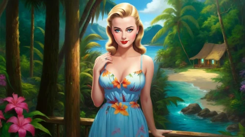 tropico,fantasy picture,mermaid background,faires,amphitrite,the blonde in the river,garden of eden,fairy tale character,fantasy woman,forest background,tinkerbell,elsa,amazonica,fantasy art,naiad,derivable,fairy queen,aphrodite,spring background,dressup