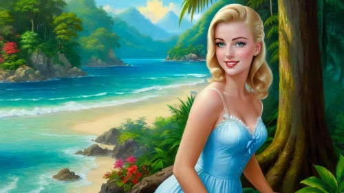 connie stevens - female,beach background,mermaid background,hawaiiana,landscape background,cuba background,nature background,cartoon video game background,world digital painting,marylyn monroe - female,marilyn monroe,ocean background,andaman,the blonde in the river,blue hawaii,digital background,love background,summer background,background image,fantasy picture