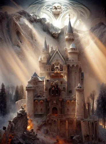 fairy tale castle,fantasy picture,ghost castle,fairytale castle,haunted castle,castle of the corvin,ice castle,fantasy art,fantasy landscape,castlevania,whipped cream castle,gold castle,knight's castle,magic castle,gondolin,fantasy world,tirith,3d fantasy,osgiliath,fantasy city
