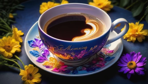floral with cappuccino,a cup of coffee,coffee background,cup of coffee,flower tea,café au lait,cup coffee,cups of coffee,kopi,turkish coffee,cup of cocoa,coffee tea illustration,koffigoh,expresso,coffie,a cup of tea,espressos,sidamo,cuppa,cappuccinos,Photography,Artistic Photography,Artistic Photography 02