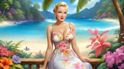 beach background,summer background,spring background,tropical floral background,flower background,mermaid background,springtime background,floral background,marylyn monroe - female,pin-up girl,retro pin up girl,cartoon video game background,pin up girl,connie stevens - female,hawaiiana,cuba background,spring leaf background,the beach pearl,pin ups,landscape background