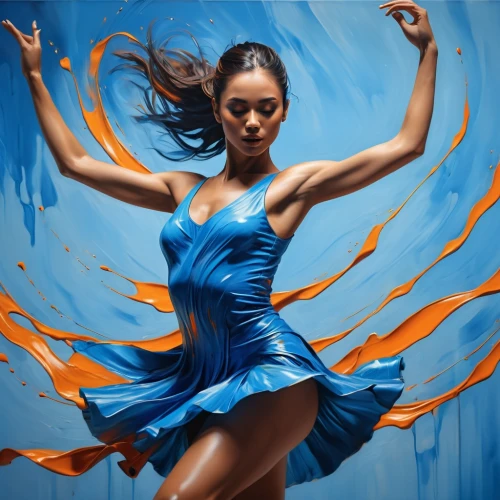 flamenco,dance with canvases,fluidity,dancer,world digital painting,flamenca,twirling,blue painting,bodypainting,twirl,dance,twirls,danses,firedancer,danseuse,danza,twirled,whirling,balletic,danser,Photography,General,Realistic