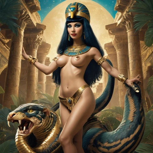sekhmet,wadjet,nephthys,asherah,cleopatra,hathor,neith,bastet,ancient egyptian girl,neferhotep,khnum,ancient egypt,ancient egyptian,inanna,sphinx pinastri,powerslave,sumeria,horus,merneptah,pharaonic,Illustration,Realistic Fantasy,Realistic Fantasy 02