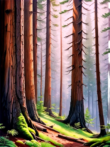 fir forest,coniferous forest,spruce forest,forest background,forest landscape,cartoon forest,forests,forest,pine forest,forested,forest glade,sequoias,cartoon video game background,the forests,pine trees,elven forest,mixed forest,the forest,redwood,northwest forest,Conceptual Art,Daily,Daily 17