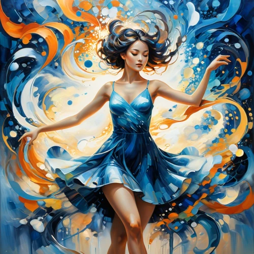 blue enchantress,twirling,twirl,dancer,harmonix,fluidity,dance with canvases,blue painting,firedancer,whirlwinds,twirls,flounce,dancing flames,swirling,little girl twirling,dance,soulforce,whirling,twirled,flamenco,Conceptual Art,Daily,Daily 31