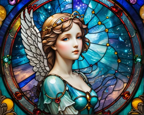 stained glass,angel,the angel with the veronica veil,anjo,stained glass window,baroque angel,vintage angel,cherubim,angeles,seraphim,dove of peace,archangel,virgo,angelic,archangels,angeli,angel's tears,angel girl,angel wings,faery,Unique,Paper Cuts,Paper Cuts 08