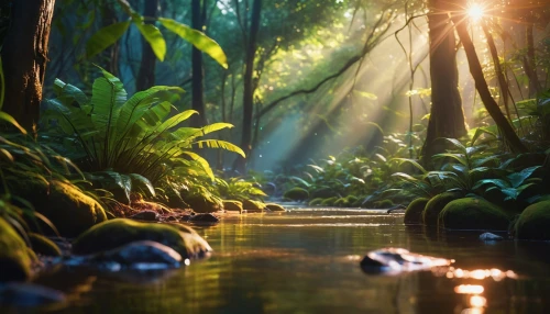 tropical forest,rainforests,nature wallpaper,rain forest,rainforest,amazonia,nature background,aaaa,aaa,swamps,verdant,tropical jungle,beautiful nature,amazonian,full hd wallpaper,mountain stream,natures,fairytale forest,fairy forest,god rays,Photography,General,Commercial