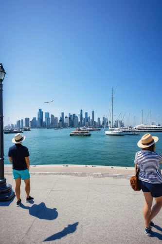 tourists,corniche,skyscapers,new york harbor,high tourists,harborwalk,st kilda,french tourists,waterfronts,harbourfront,federsee pier,turistas,ecotourists,tilt shift,cityscapes,360 ° panorama,bayfront,biscayne,cityhopper,lakefront,Illustration,American Style,American Style 11