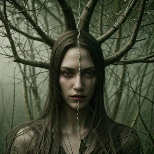 jingna,unseelie,hekate,enchantress,the enchantress,druidic,faery,beltane,faerie,dryad,elven,rusalka,behenna,norns,deviantart,dryads,druidry,mystical portrait of a girl,gothic woman,mirkwood