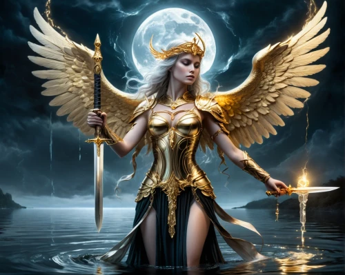 archangel,athena,the archangel,seraphim,archangels,dawnstar,asherah,priestess,goddess of justice,zodiac sign libra,dark angel,hawkgirl,sirene,sigyn,estess,goldmoon,uriel,fire angel,fantasy art,valkyries,Conceptual Art,Fantasy,Fantasy 34