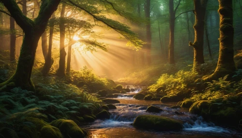germany forest,fairytale forest,fairy forest,forest of dreams,foggy forest,nature wallpaper,holy forest,forest landscape,forestland,enchanted forest,green forest,light rays,forest glade,elven forest,god rays,sunrays,sunbeams,forest,bavarian forest,sun rays,Photography,General,Fantasy